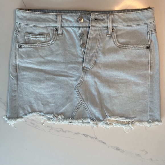 Button up denim skirt AEO - Picture 2 of 8
